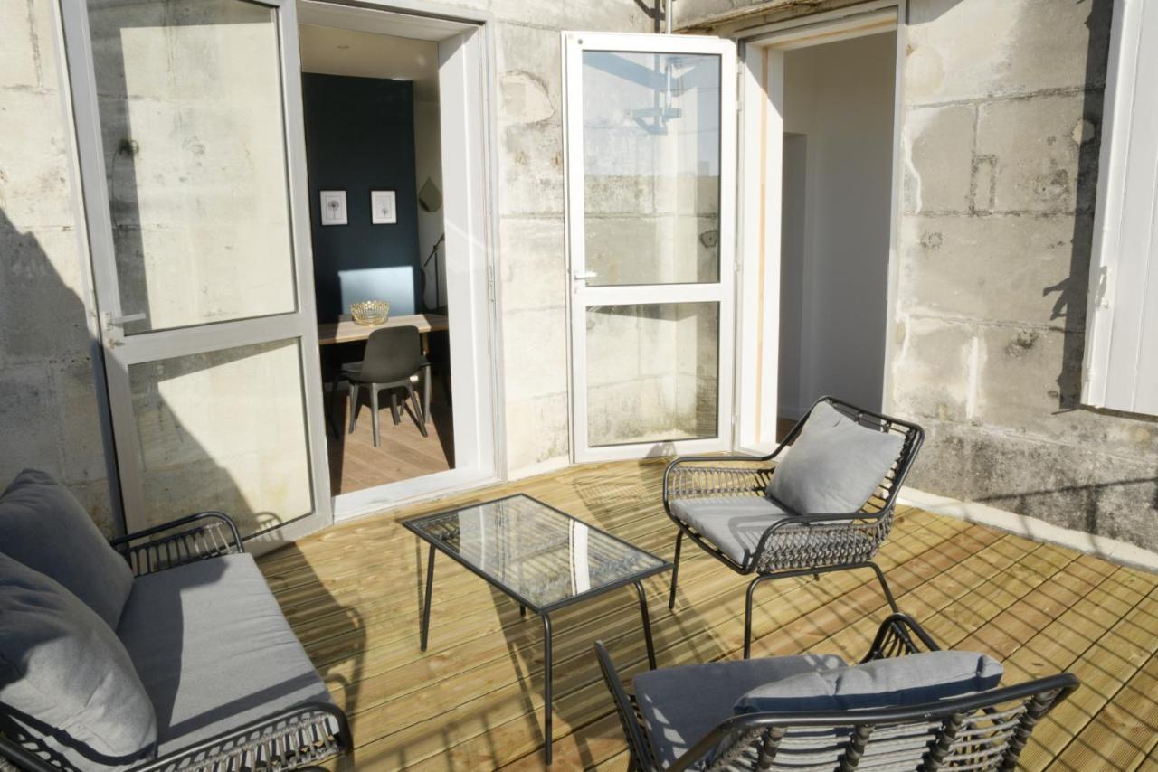 T2 De 55M2 Avec Toit Terrasse, Hyper Centre, Wifi, Draps, Savons Et Serviettes Fournis Cognac Exterior photo